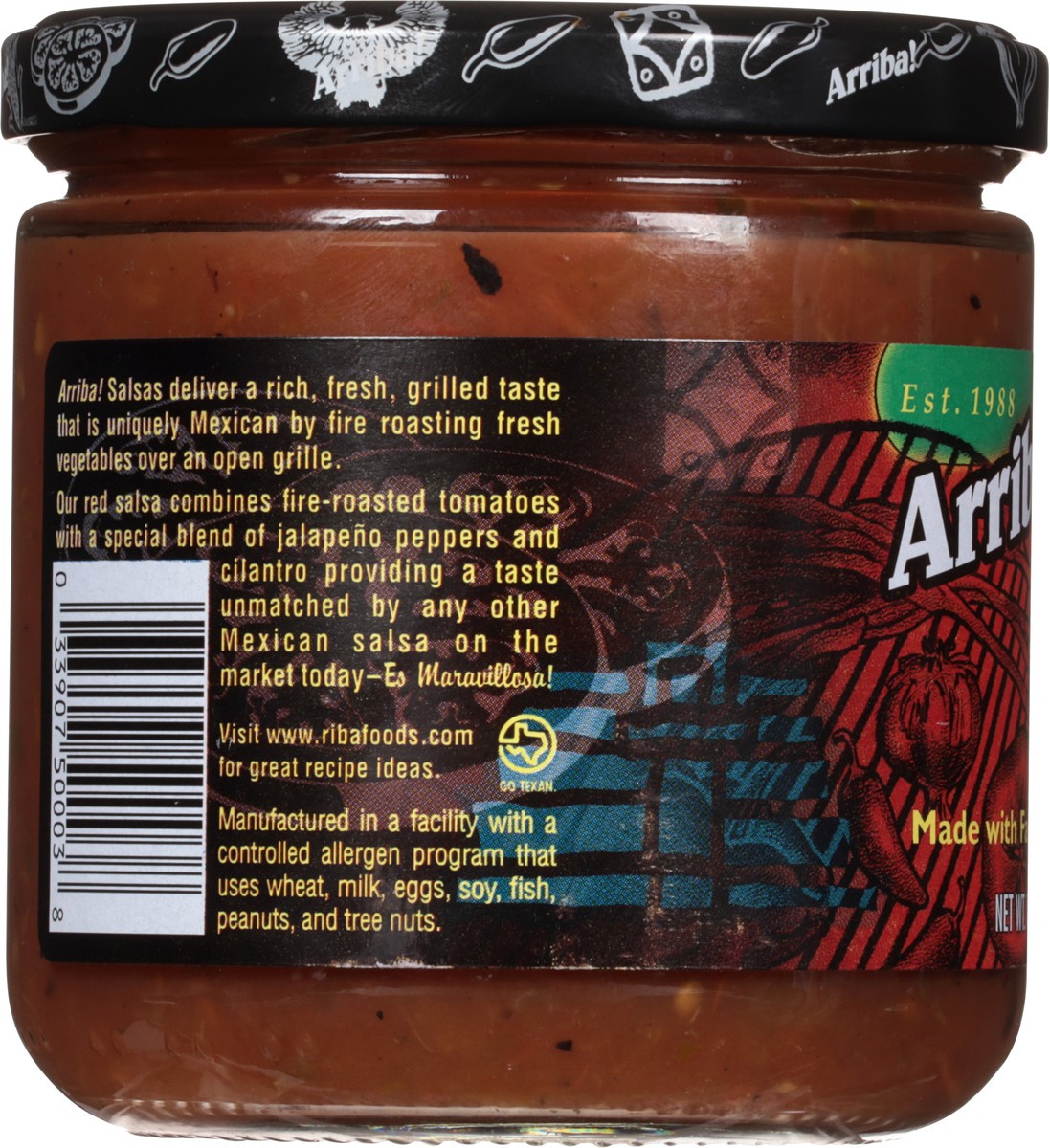 slide 8 of 9, Arriba! Mild Fire Roasted Mexican Red Salsa 16 oz, 16 oz