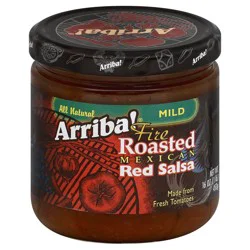 Arriba! Craft Mexican Mild Roasted Tomato Salsa with Mild Green Chile 16 oz