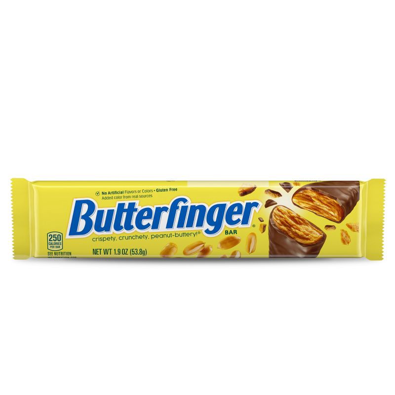 slide 1 of 10, Butterfinger Chocolate Single - Peanut Butter - 1.9oz, 1.9 oz