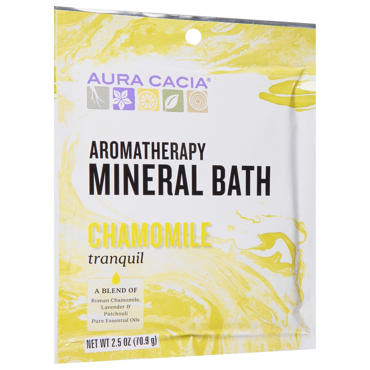 slide 5 of 12, Aura Cacia Tranquil Chamomile Aromatherapy Mineral Bath, 2.5 oz