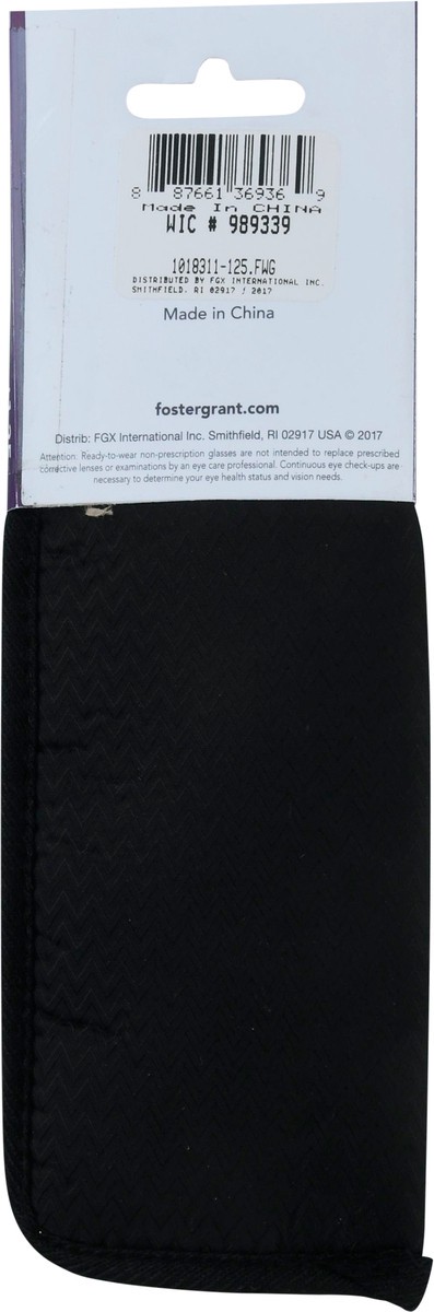 slide 3 of 11, Foster Grant Titanium +1.25 Reading Glasses 1 ea, 1 ct