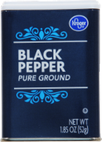 slide 1 of 4, Kroger Pure Ground Black Pepper, 1.85 oz