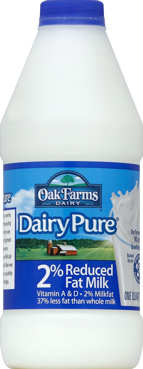 slide 1 of 9, Oak Farms Milk 1 qt, 1 qt