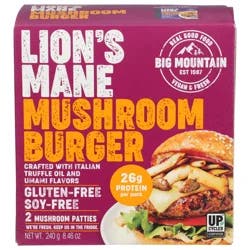 Big Mountain Lion's Mane Truffle Flavor Mushroom Burger 2 ea