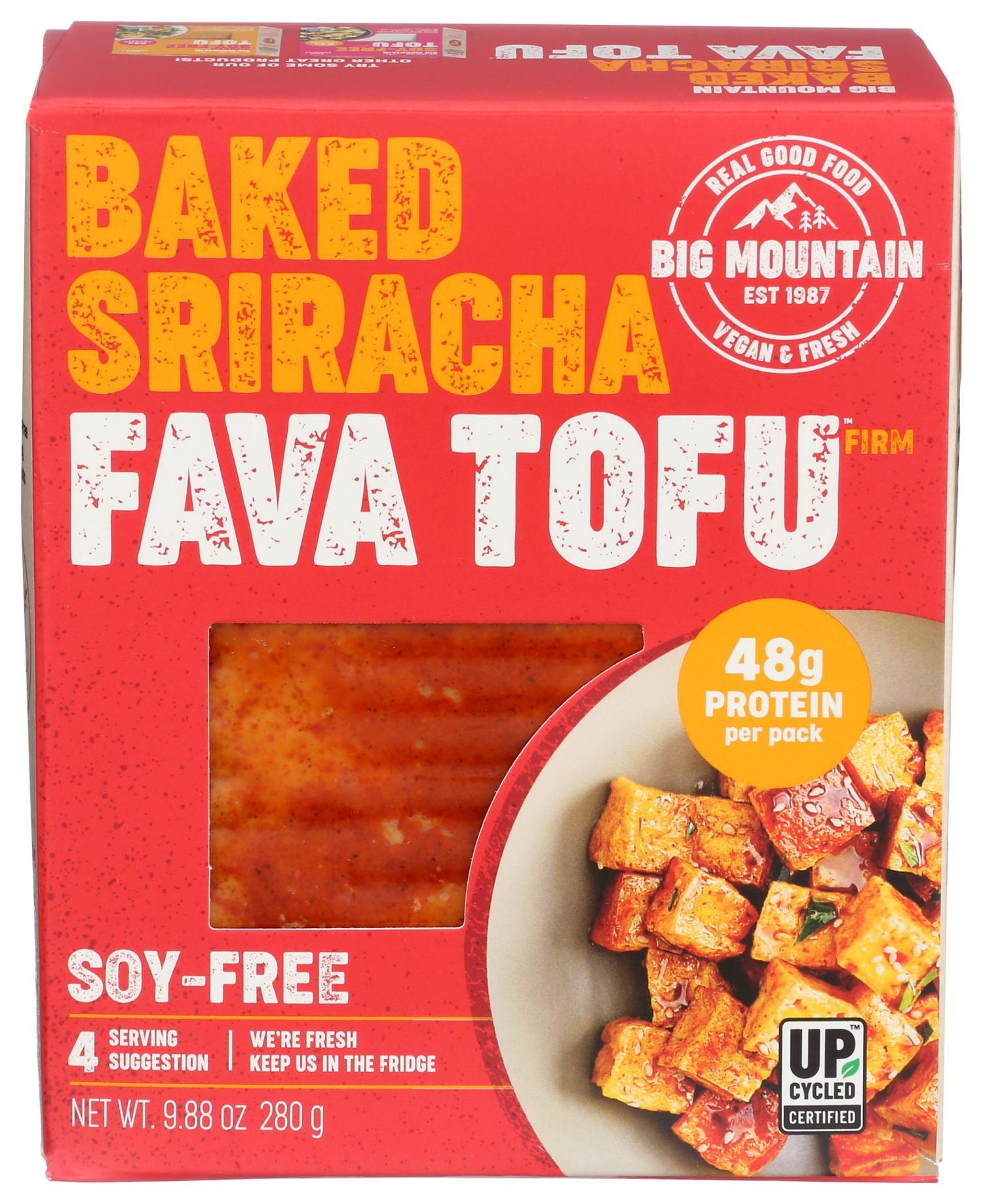 slide 1 of 4, Big Mountain Foods Sriracha Tofu, 9.88 oz, 9.88 oz