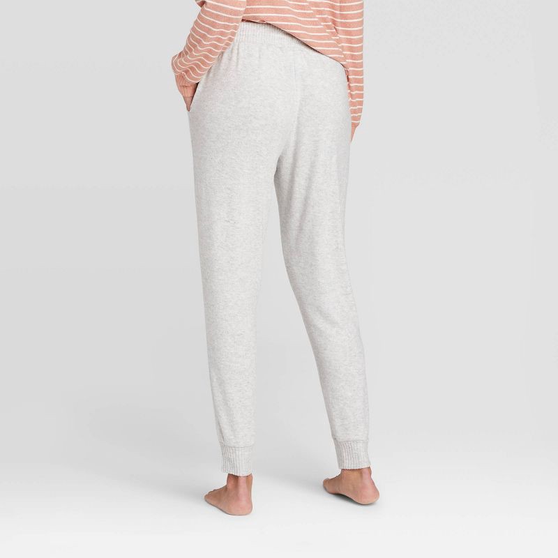 slide 2 of 2, Women's Perfectly Cozy Lounge Jogger Pants - Stars Above™ Light Gray XXL, 1 ct