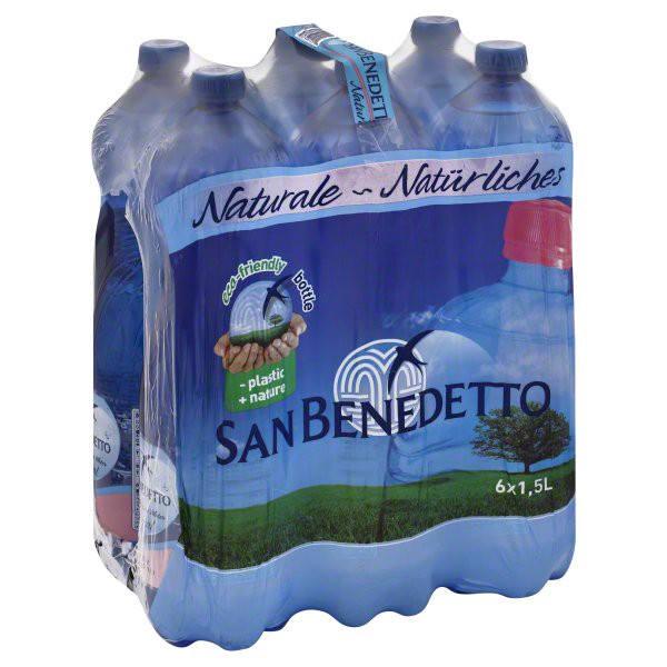 slide 1 of 4, San Benedetto Water 6 ea, 6 ct