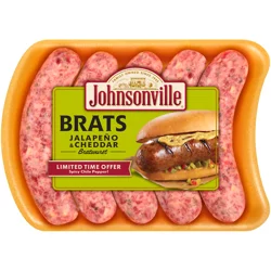 Johnsonville Johsonville Jalapeno and Cheddar Sausage, 5 Count, 19 oz