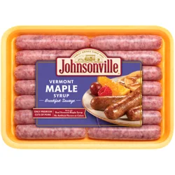Johnsonville Vermont Maple Syrup Breakfast Sausage 12 oz