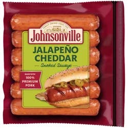Johnsonville Smoked Sausage Jalapeo & Cheddar Bratwurst, 14 Oz