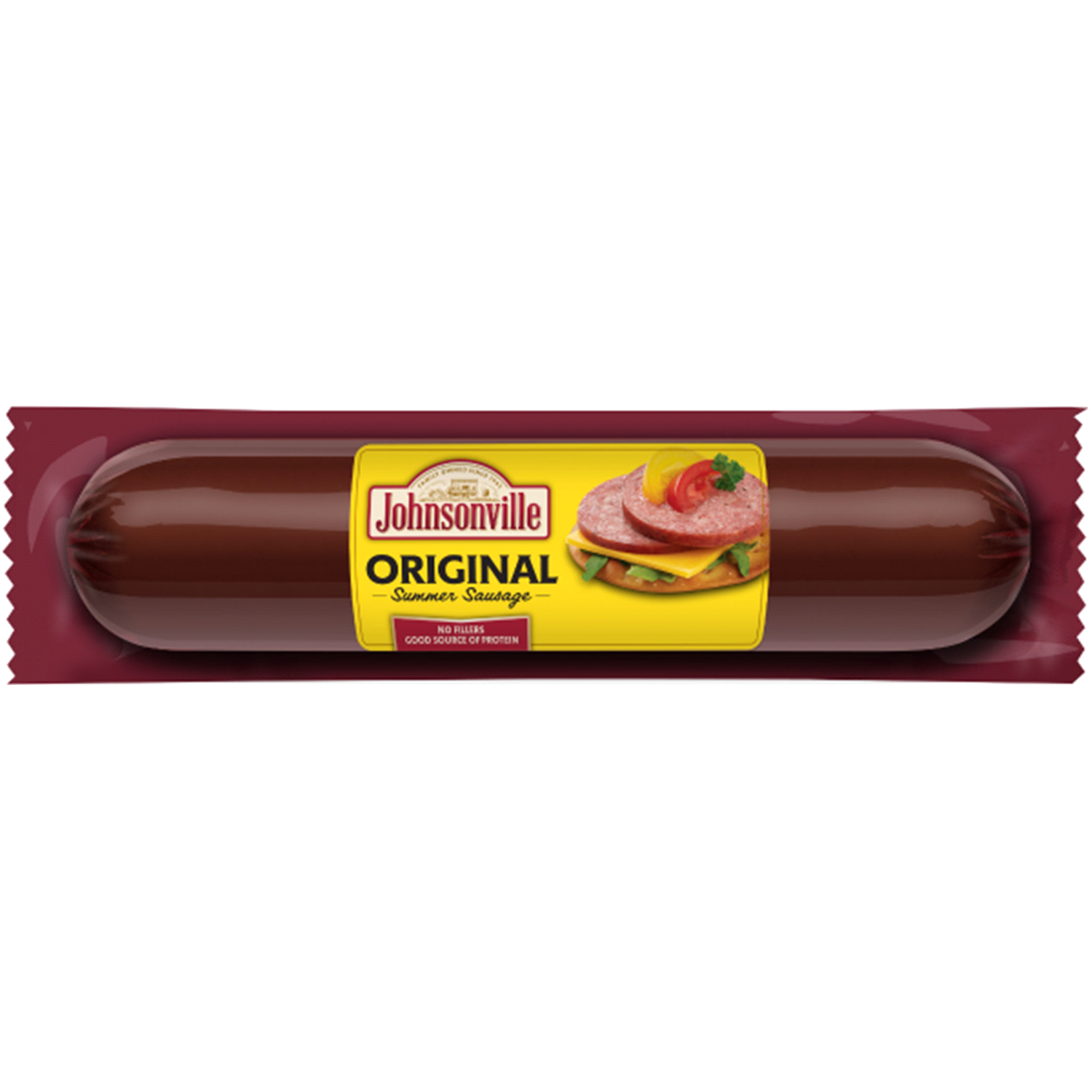 slide 1 of 1, Johnsonville Original Summer Sausage, 20 oz, 20 oz