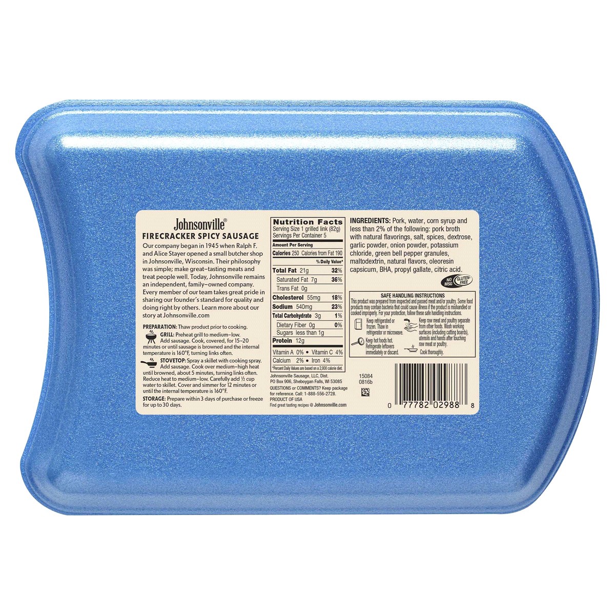 slide 5 of 5, Johnsonville Spicy Firecracker Sausage 19 oz, 19 oz