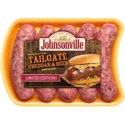 Johnsonville Tailgate Cheddar & Beer Brat