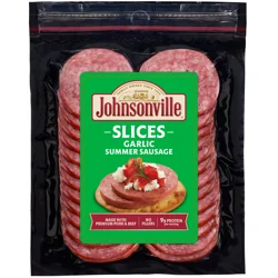 Johnsonville Garlic Summer Sausage Slices