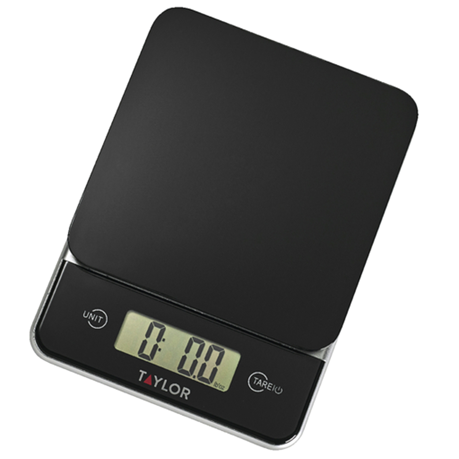 slide 1 of 1, Taylor Black Glass Digital Kitchen Scale 1 ea, 1 ct