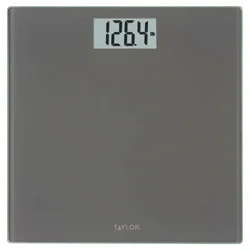 Taylor Digital Capacity Bathroom Scale/Charcoal/Glass