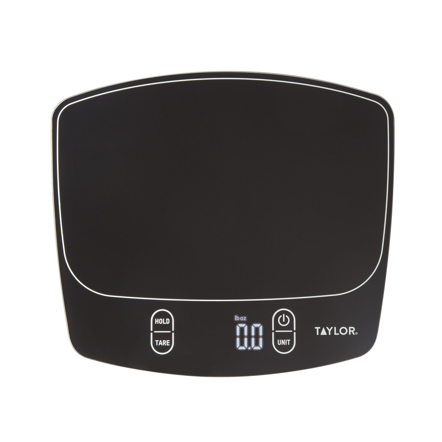 slide 1 of 2, Taylor 9"x8.1" Digital Waterproof Food Scale - Black, 1 ct