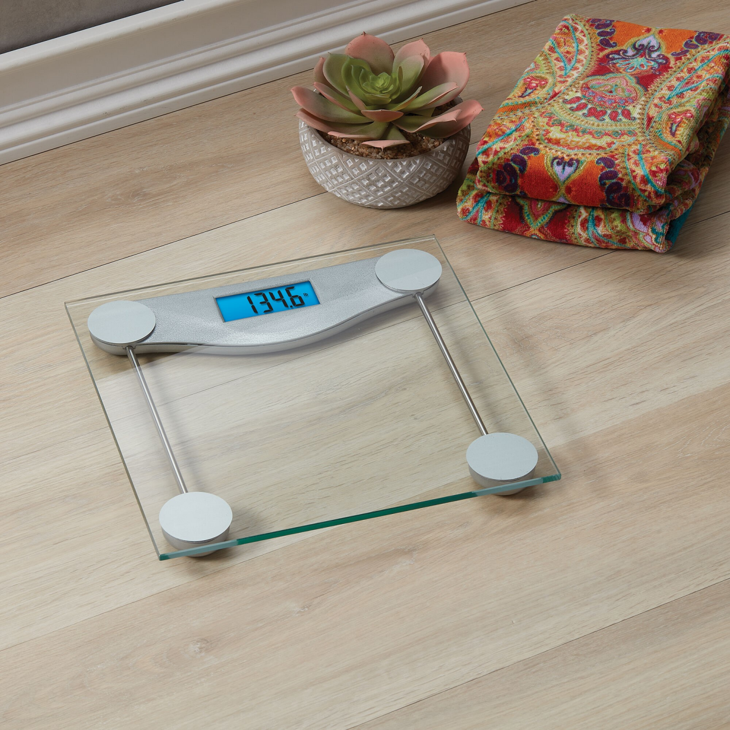slide 2 of 2, Taylor 400 Lb Capacity Glass Digital Scale 1 ea, 1 ct