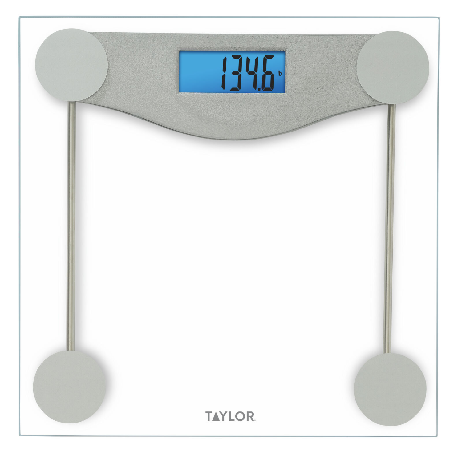 slide 1 of 2, Taylor 400 Lb Capacity Glass Digital Scale 1 ea, 1 ct