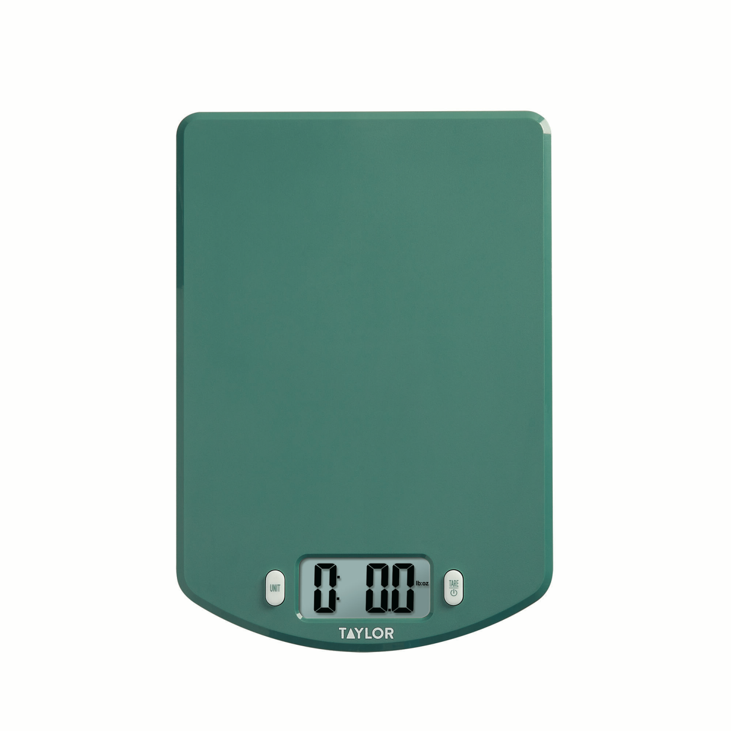 slide 1 of 1, Taylor Digital Kitchen Scale Teal, 11 lb