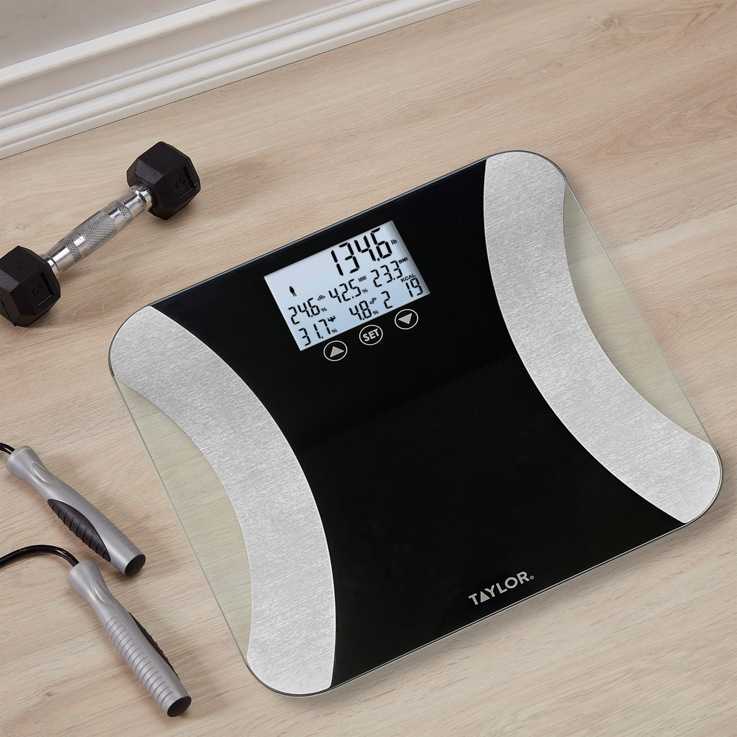 slide 2 of 2, Taylor BIA Glass Single View Black Scale, 1 ct