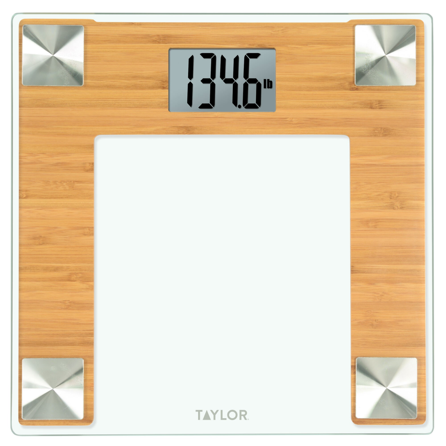 slide 1 of 2, Taylor Digital Glass Bamboo Scale, 1 ct