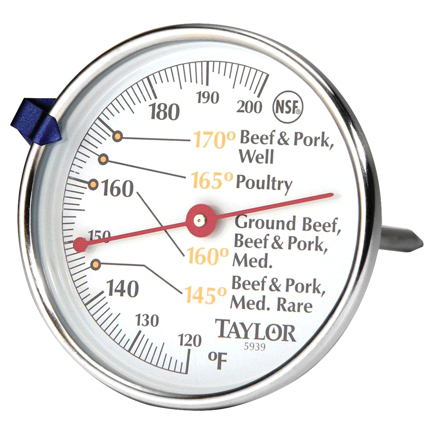slide 1 of 1, Taylor Meat Thermometer, 1 ct