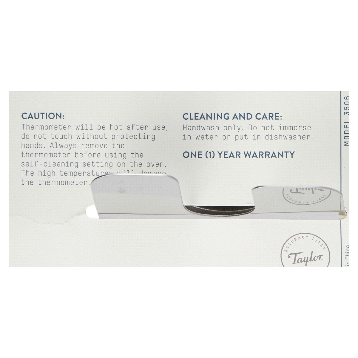 slide 2 of 2, Taylor Home Oven Thermometer 1 ea, 1 ct