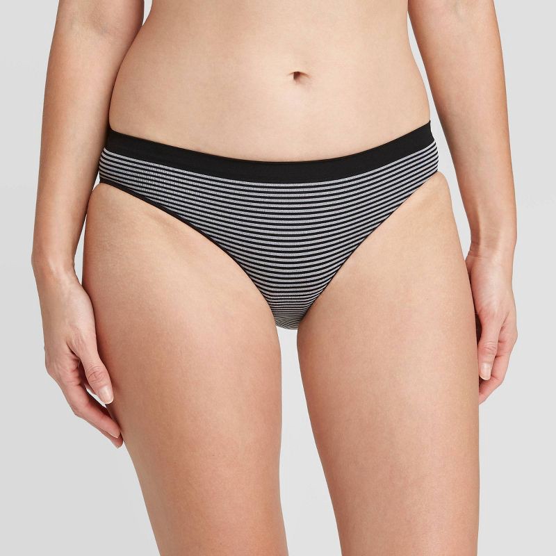 Women's Seamless Bikini Underwear 6pk - Auden™ Assorted M 6 ct