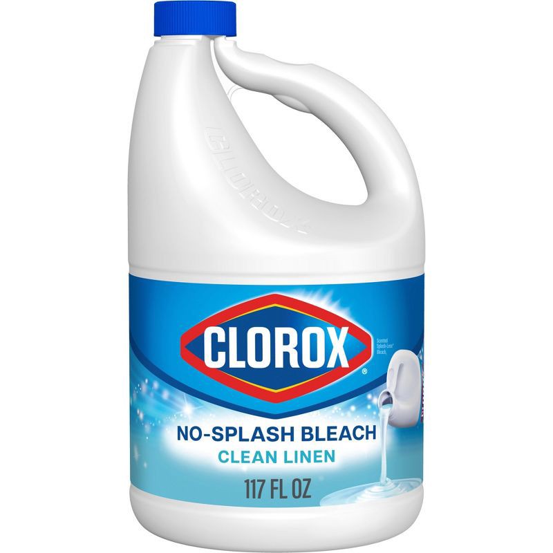 slide 1 of 10, Clorox Splash-Less Liquid Bleach - Clean Linen - 117oz, 117 oz