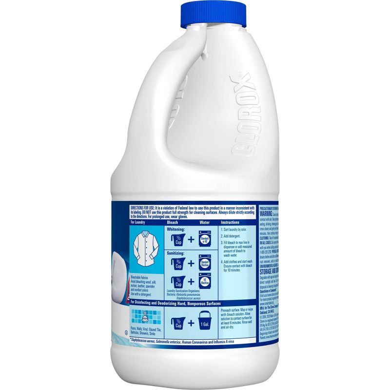slide 9 of 11, Clorox Splash-Less Liquid Bleach - Regular - 40oz, 40 oz