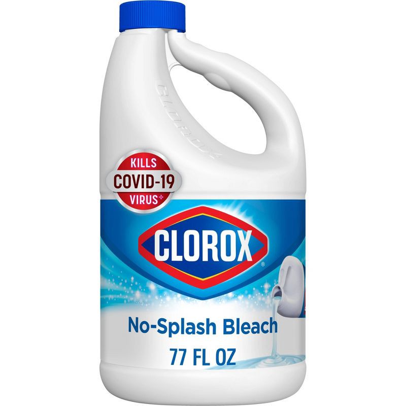 slide 1 of 9, Clorox Splash-Less Liquid Bleach - Regular - 77oz, 77 oz