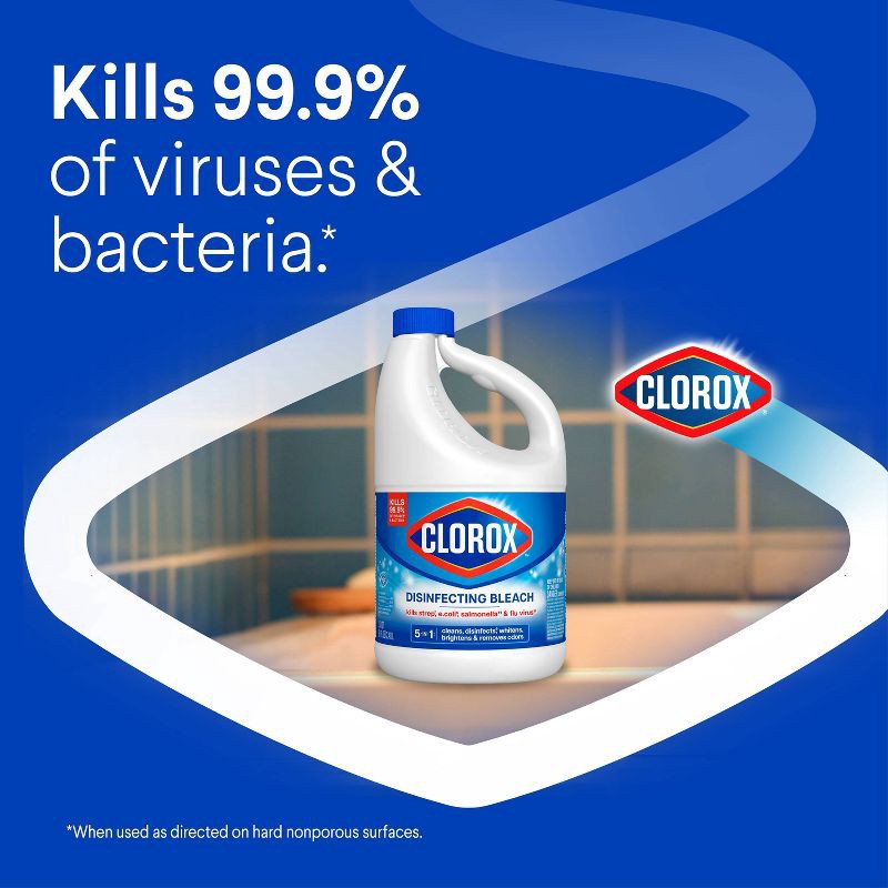 slide 3 of 17, Clorox Disinfecting Bleach - Regular - 81oz, 81 oz