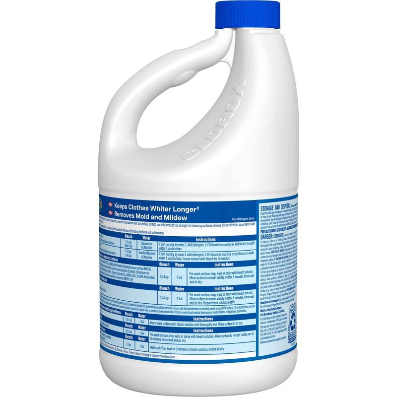 slide 13 of 17, Clorox Disinfecting Bleach - Regular - 81oz, 81 oz