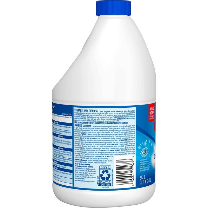 slide 14 of 17, Clorox Disinfecting Bleach - Regular - 81oz, 81 oz