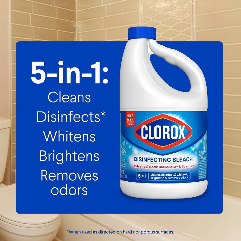slide 4 of 17, Clorox Disinfecting Bleach - Regular - 81oz, 81 oz
