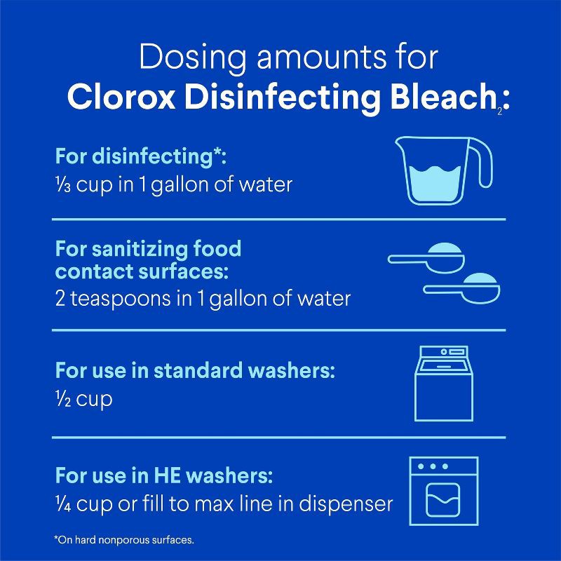 slide 5 of 17, Clorox Disinfecting Bleach - Regular - 81oz, 81 oz