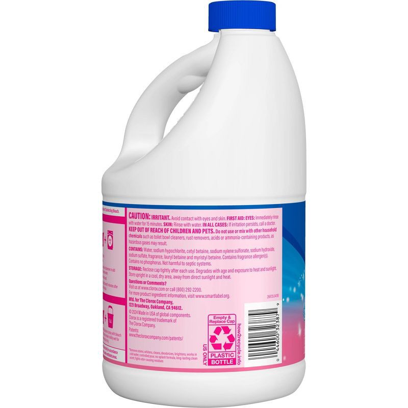 slide 6 of 10, Clorox Splash-Less Liquid Bleach - Fresh Meadow - 77oz, 77 oz