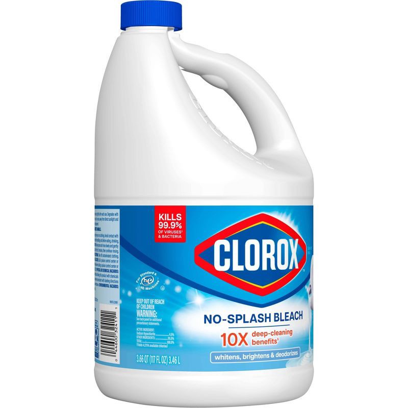 slide 2 of 15, Clorox Splash-Less Liquid Bleach - Regular - 117oz, 117 oz