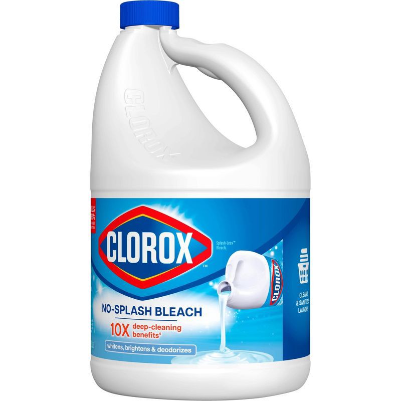 slide 10 of 15, Clorox Splash-Less Liquid Bleach - Regular - 117oz, 117 oz