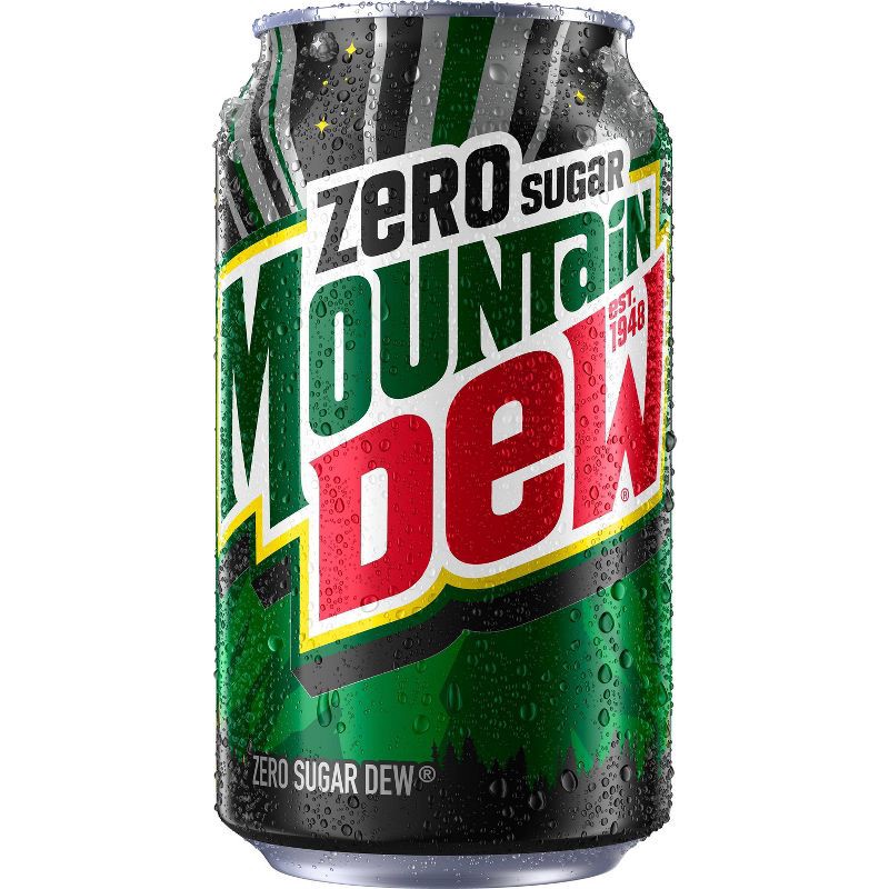 slide 4 of 9, Mtn Dew Mountain Dew Zero Sugar - 12pk/12 fl oz Cans, 12 ct; 12 fl oz