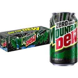 Mtn Dew Mountain Dew Zero Sugar - 12pk/12 fl oz Cans