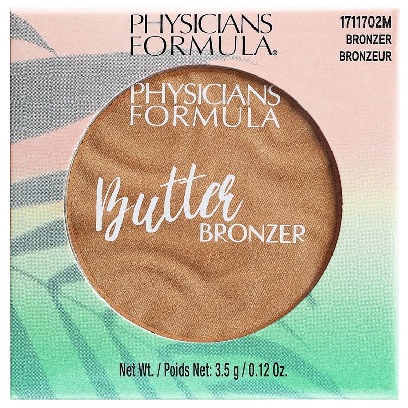 slide 1 of 5, Physicians Formula PhysiciansFormula Butter Bronzer Mini - Bronze - 0.12oz: Murumuru Infused, Radiant Glow, Soft-Focus Pigments, 0.12 oz