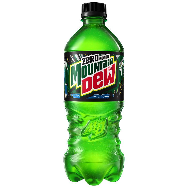 slide 1 of 6, Mtn Dew Mountain Dew Zero Sugar - 20 fl oz Bottle, 20 fl oz