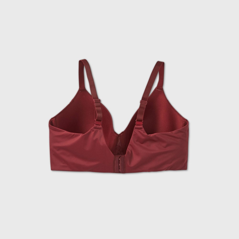 Women's Plus Size Superstar Lightly Lined T-Shirt Bra with Lace - Auden  Berry Red 46DDD 1 ct