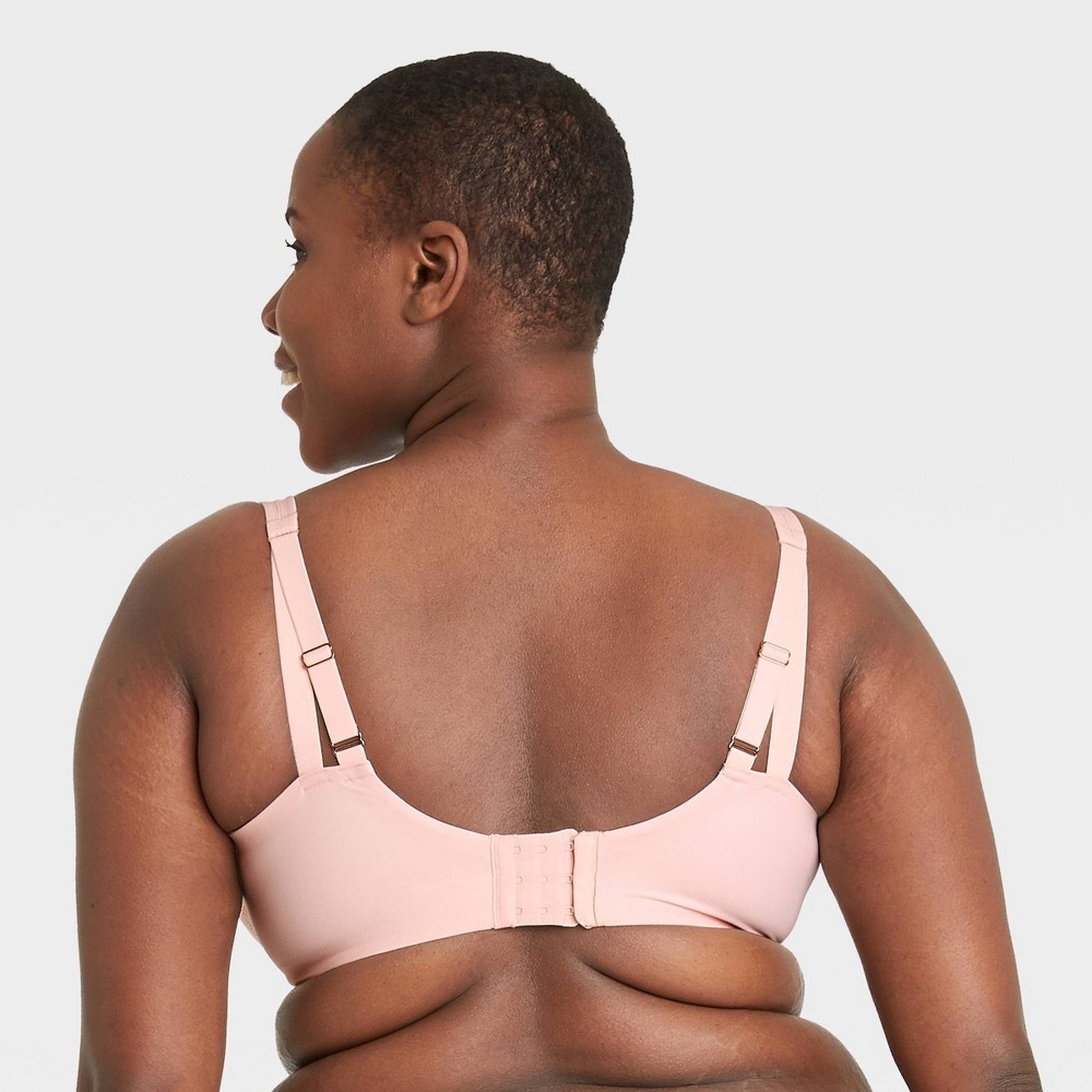 Women's Plus Size Unlined Bra - Auden Casual Pink 42DD 1 ct