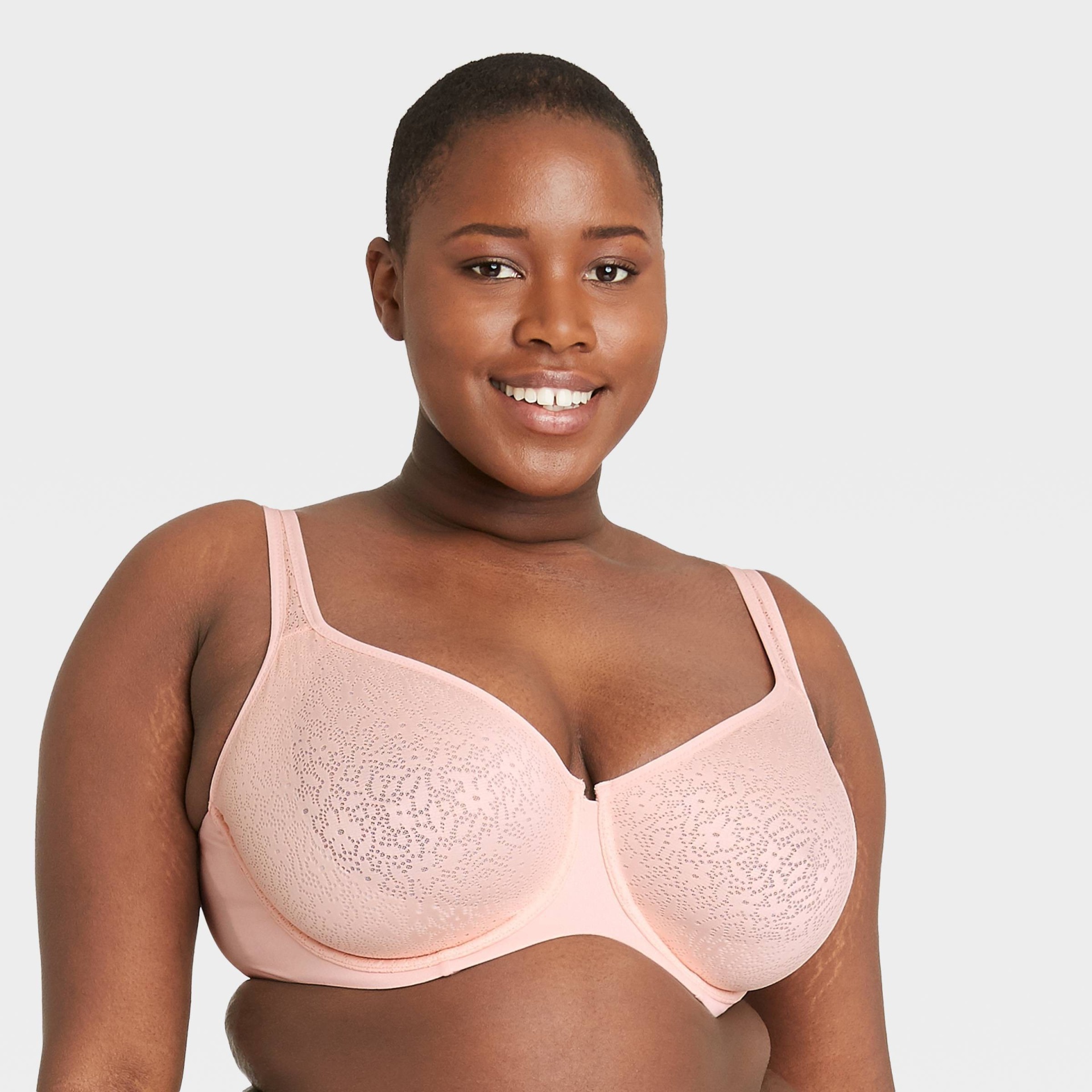 Women's Plus Size Unlined Bra - Auden Casual Pink 40DDD 1 ct
