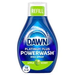 Dawn Platinum Powerwash Dish Spray Refill - Apple -16 fl oz