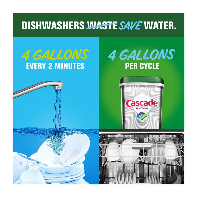 slide 9 of 13, Cascade Platinum Dishwasher Cleaner - 3ct, 3 ct