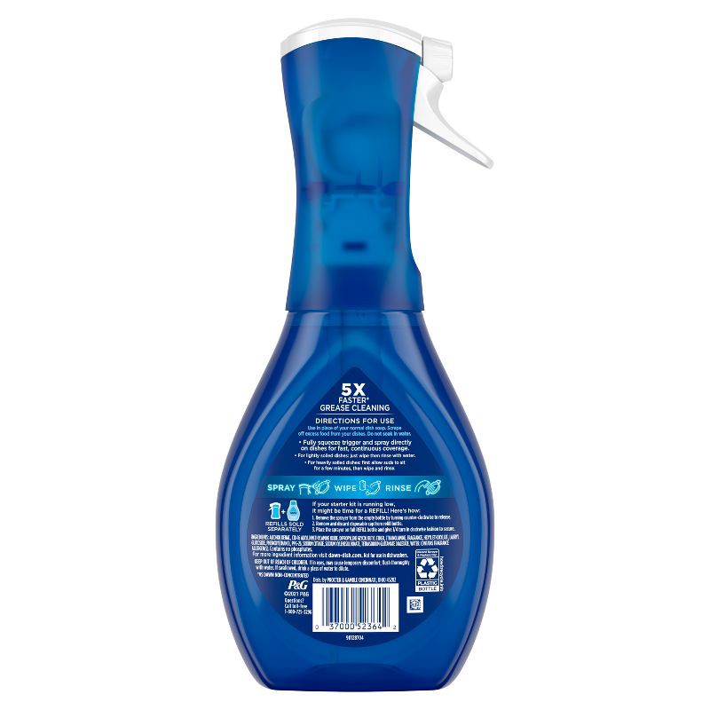 slide 14 of 14, Dawn Platinum Powerwash Dishwashing Liquid Dish Soap Spray - Fresh - 16oz, 16 oz